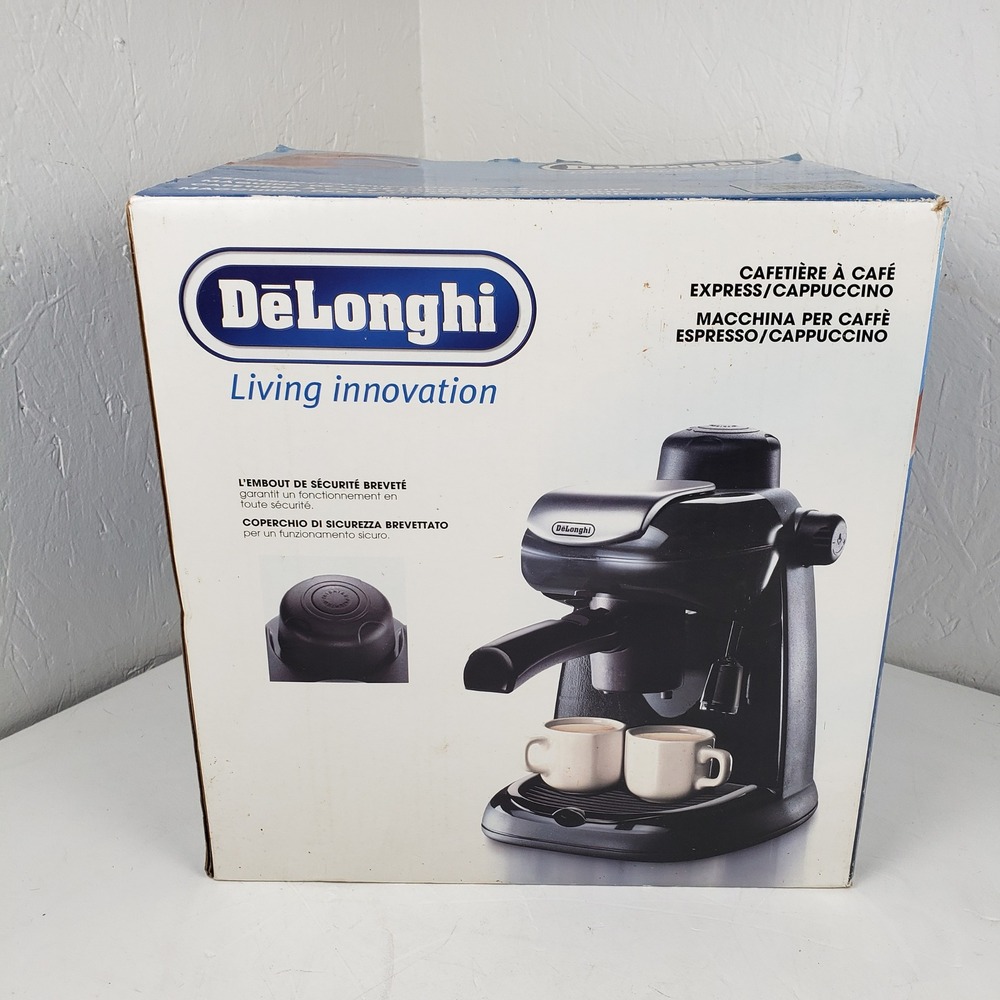 DeLonghi EC-5 Espresso and Cappuccino Maker Black with Jet Frother NEW